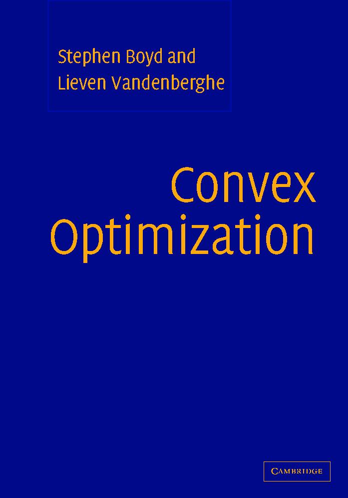 Cover of Convex Optimization