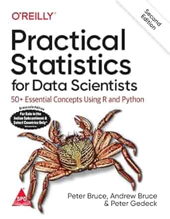 Cover of Practical Statistics for Data Scientists: 50+ Essential Concepts Using R and Python